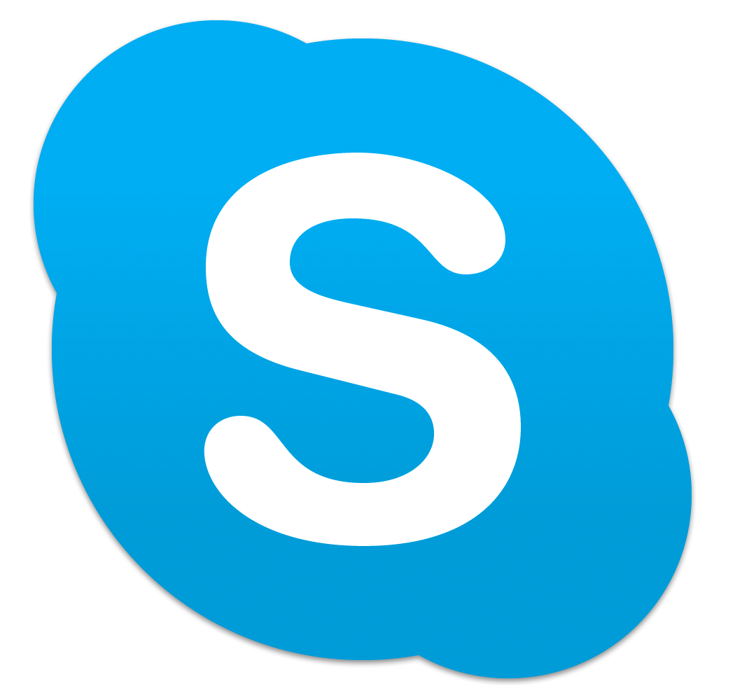 Logotyp för Skype