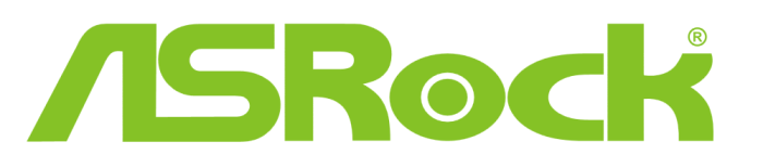 ASRock logo on the white bg