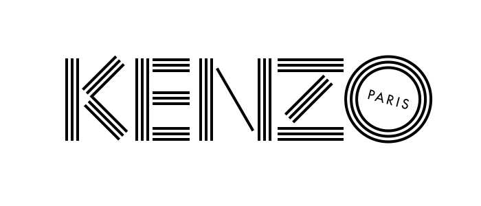 Kenzo logo, white background