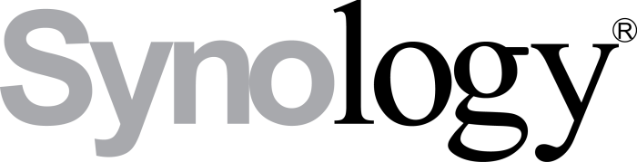 Synology logo (white background, 2305x591 px)