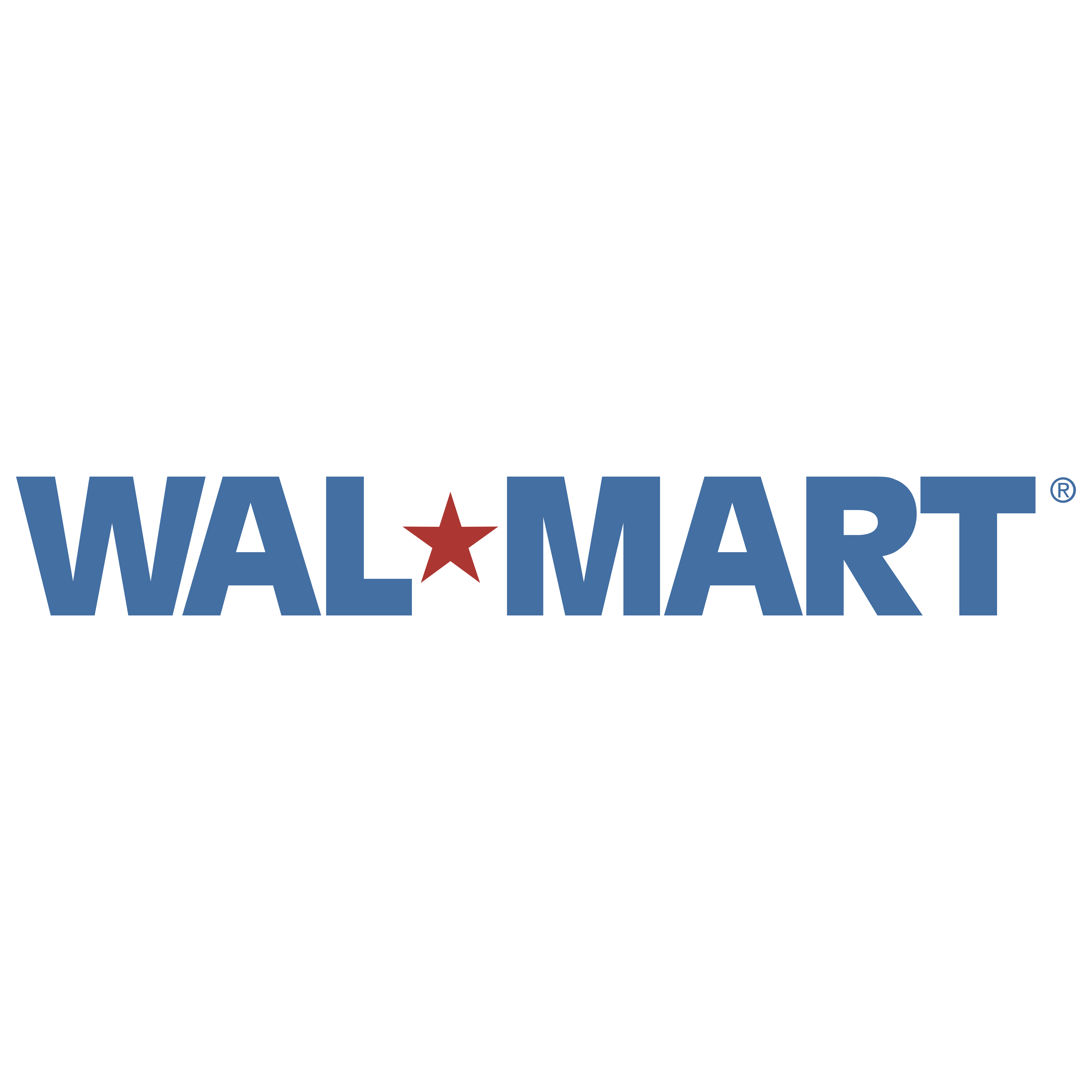 Wal Mart Logo Blue 