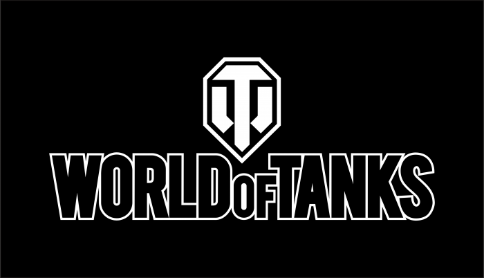 World of Tanks logo black