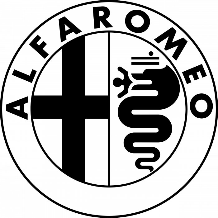 Alfa Romeo logo black