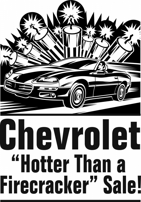 Chevrolet logo firecracker