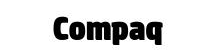 Compaq logo, black