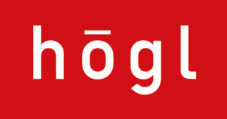 (Hogl) Högl logo - red background