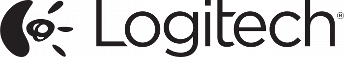 Logitech logo black