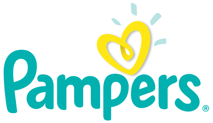 Pampers logo, emblem, logotype