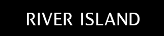 River Island logotype, black