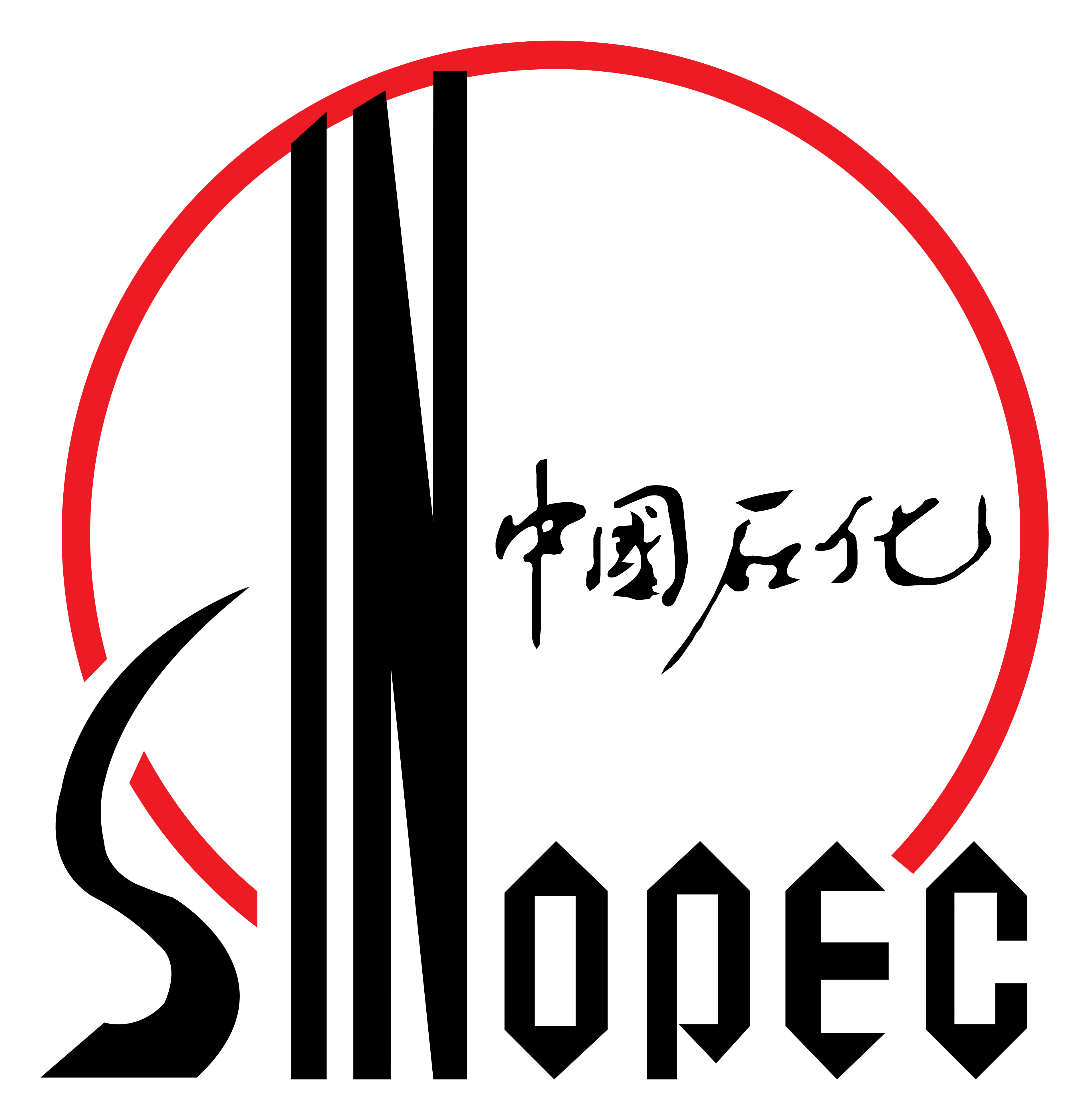 Sinopec logo, logotype, emblem