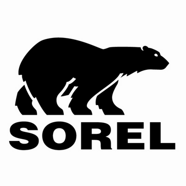 Sorel logo, white