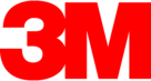 3M logo, logotype, full red