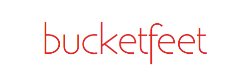 Bucketfeet logo, logotype