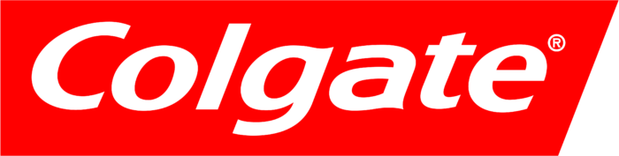 Colgate logo, full red