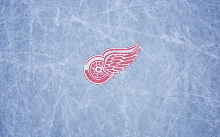 Detroit Red Wings wallpaper (logo on the ice) 1920x1200