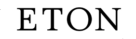 Eton logo, logotype, wordmark