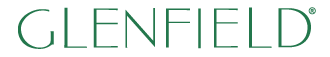 Glenfield logo, logotype, wordmark