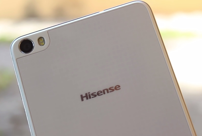 Hisense Pureshot Plus - logo on the back