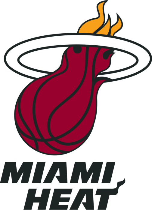 Miami Heat logo, brighter