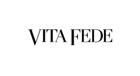 Vita Fede logo, wordmark, logotype, white bg