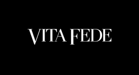 Vita Fede logotype, black bg