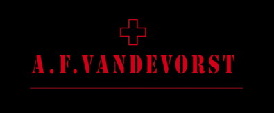 AF Vandevorst logo, black-red