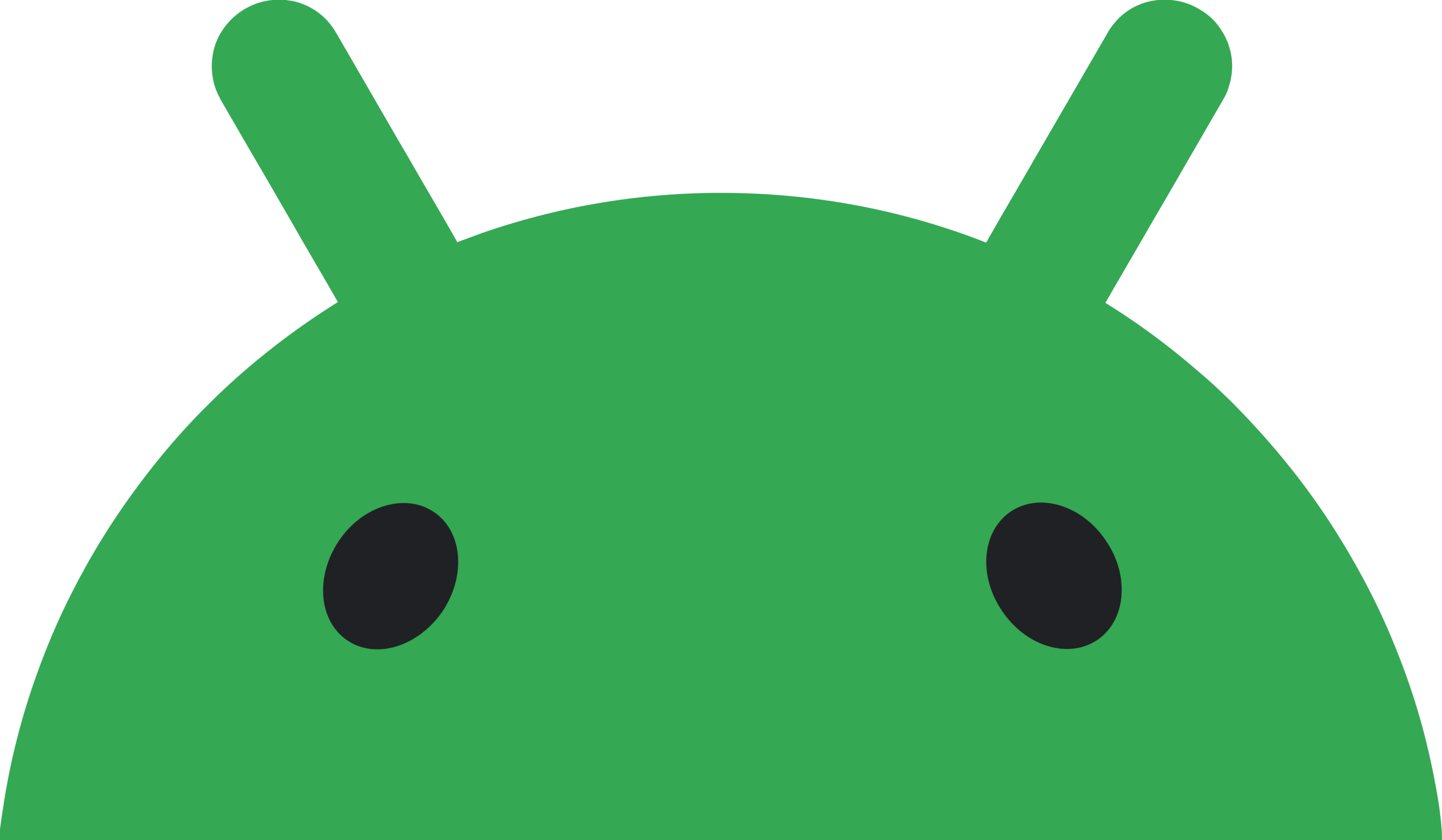 Android robot head Logo 2023