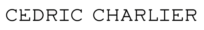 Cedric Charlier logo, wordmark