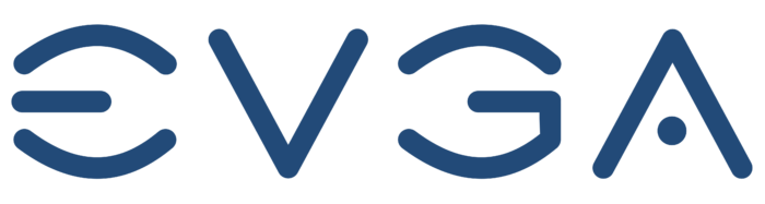 EVGA logo, blue
