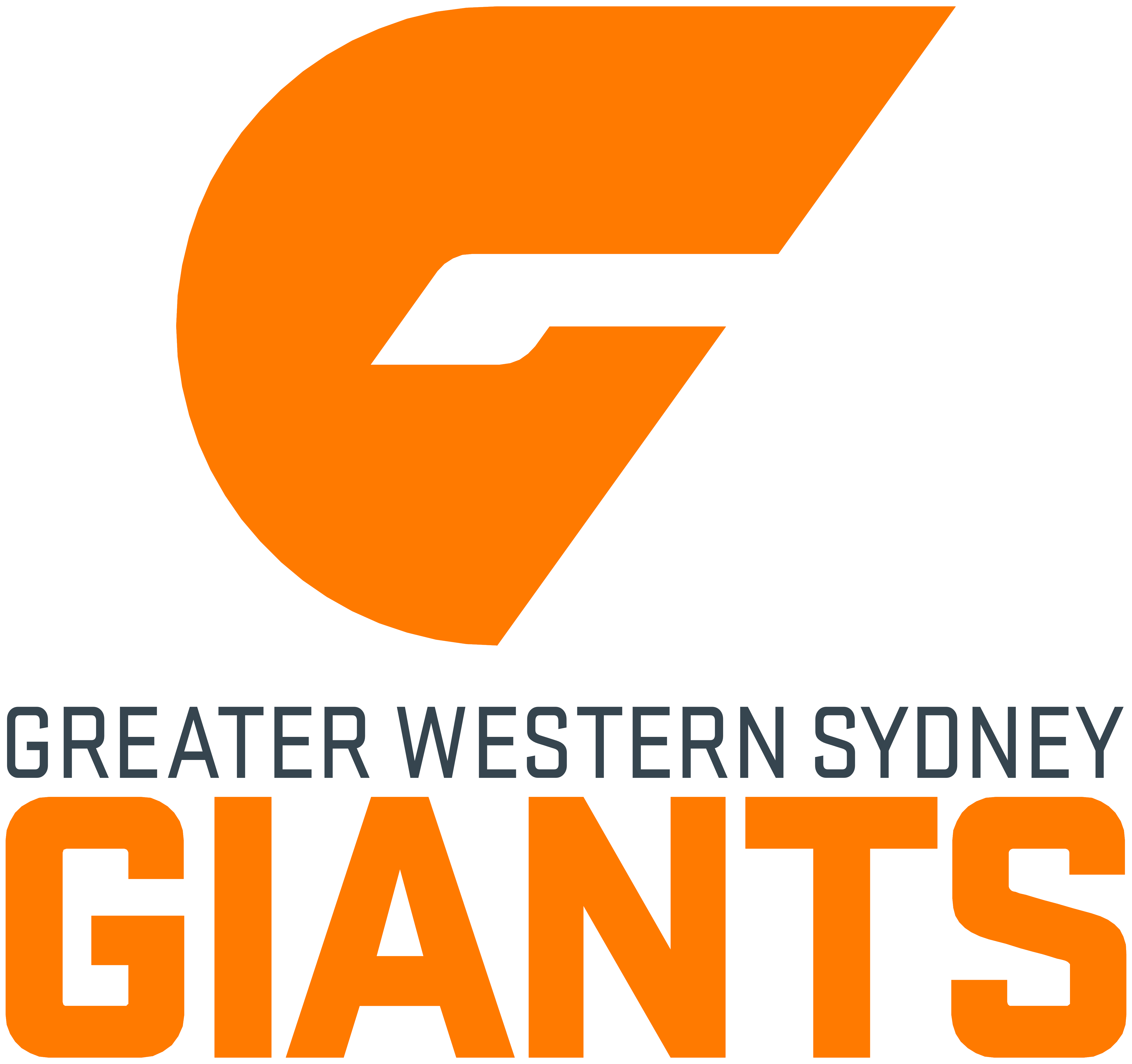 Brand New Non Slip Clip AFL Greater Western Sydney Giants GWS 