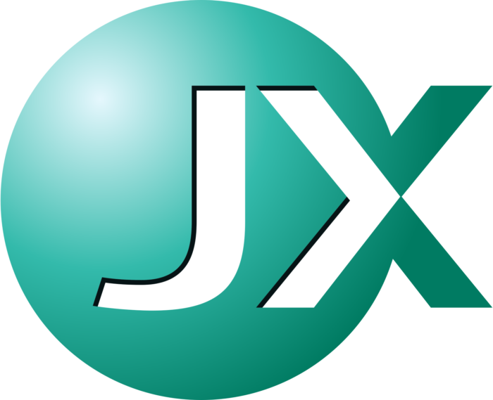 JX logo, logotype, emblem