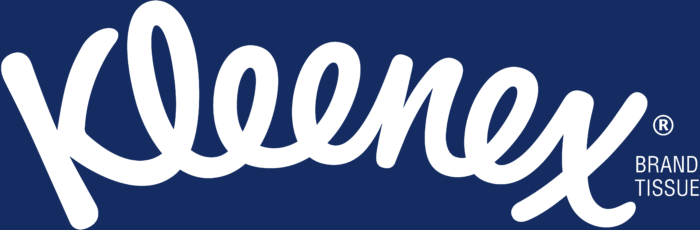 Kleenex logo, blue