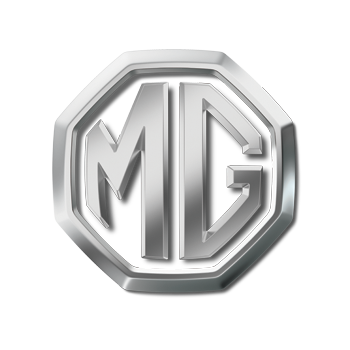 MG logo, silver