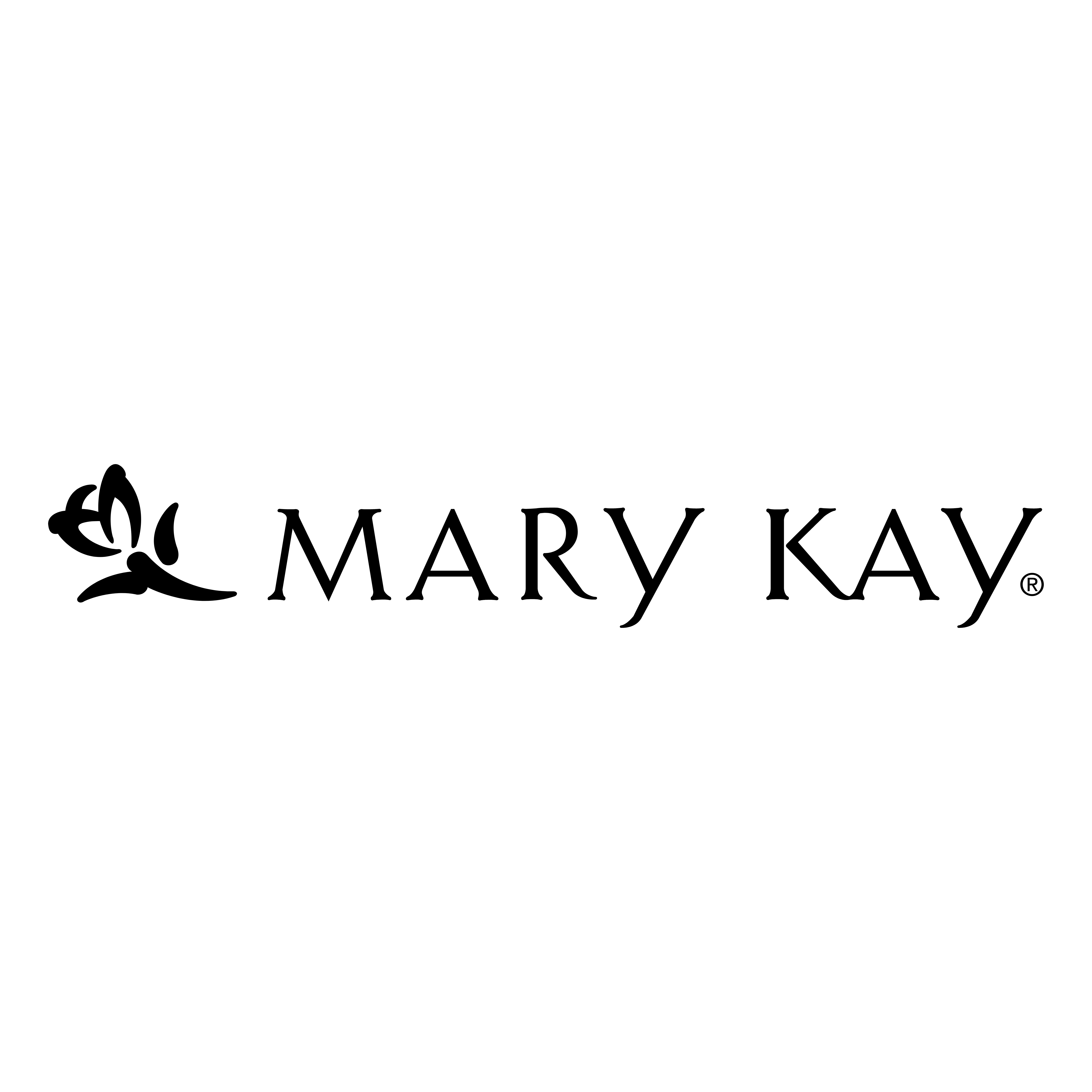 Mary Kay Cosmetics logo, black, SVG. 