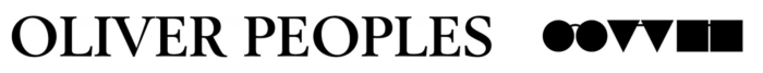 Oliver Peoples logo, black