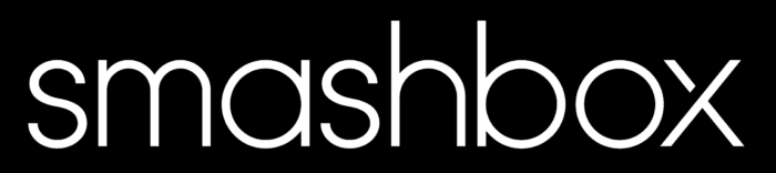 Smashbox logo, black bg