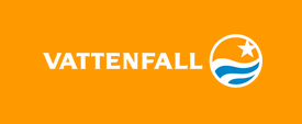 Vattenfall logo, orange