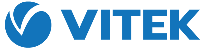 Vitek logo, white bg