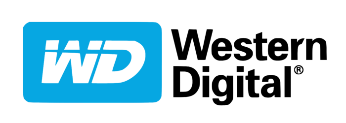 Western Digital logo, blue