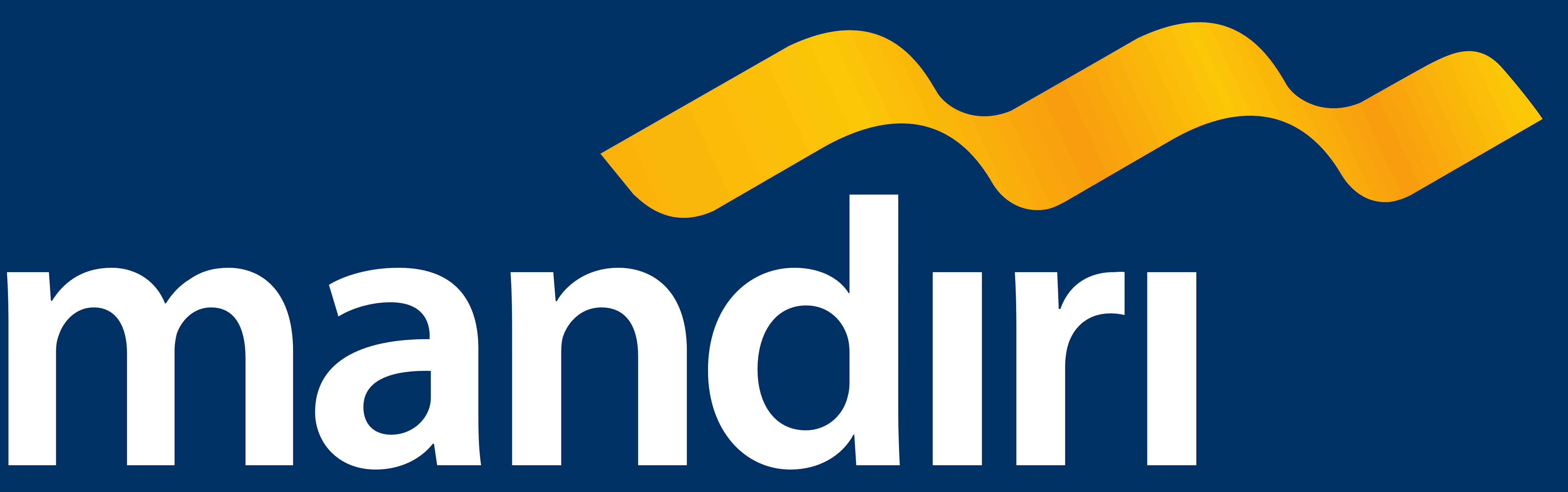 bank mandiri logo blue background logos download bank mandiri logo blue background