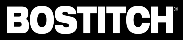 Bostitch logo, black background