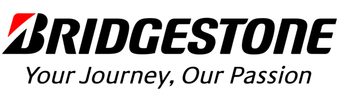 Bridgestone logo with slogan