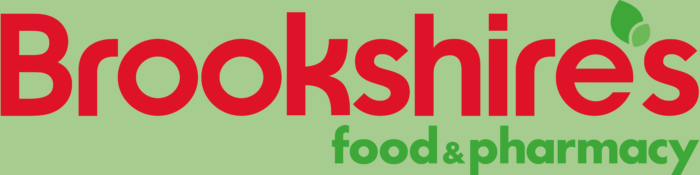 Brookshires Food and Pharmacy logo, green background