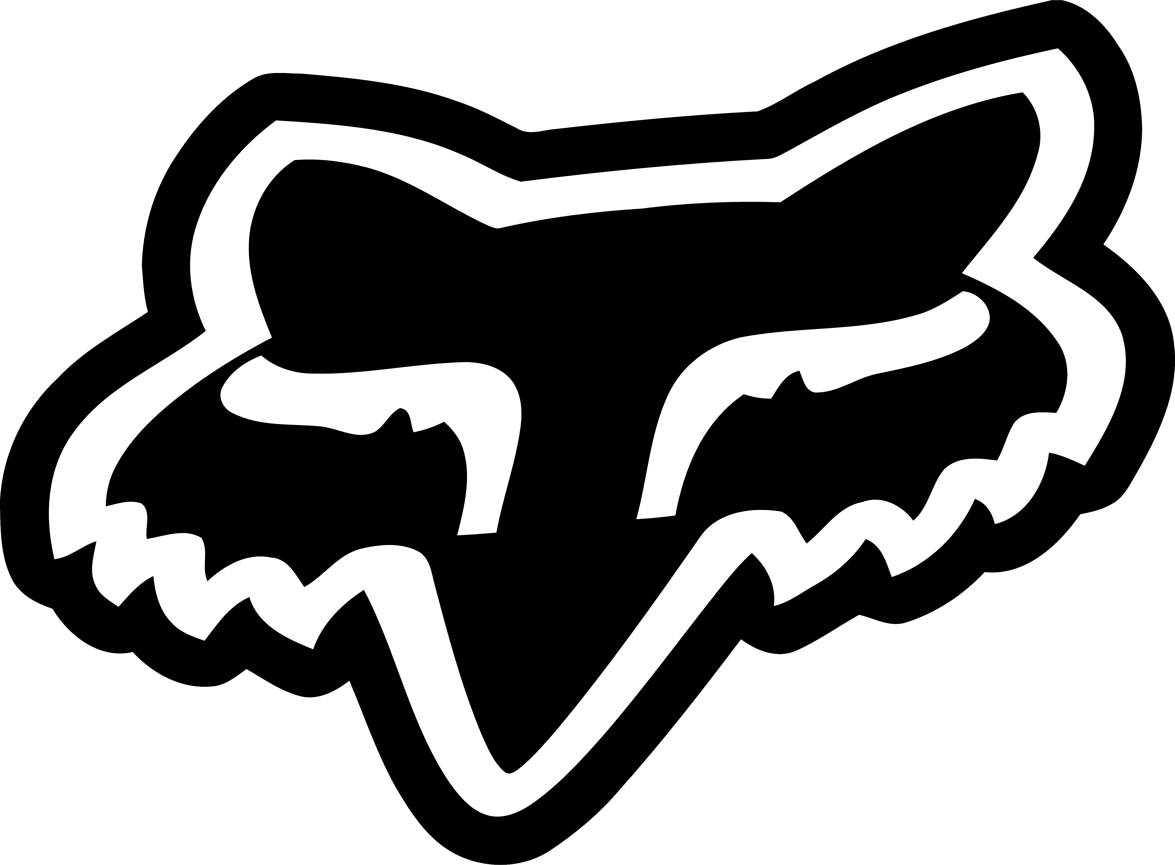 Fox Racing logo, head Logos Download