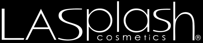LASplash cosmetics logo, black bg