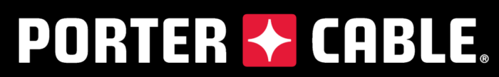 Porter-Cable logo, black bg