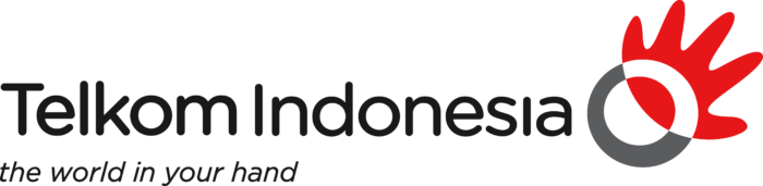 Telkom Indonesia Logo black horizontally