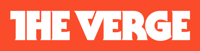 The Verge logo, orange