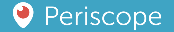 Periscope logo, blue