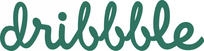 Dribbble logo green